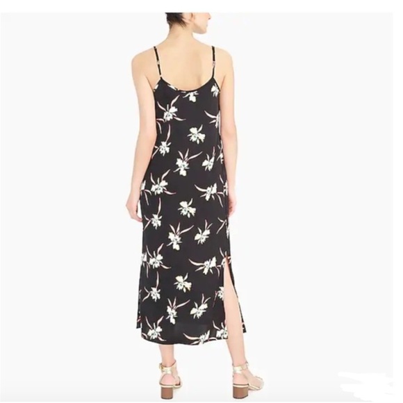 NWT J. Crew floral Printed mid-length Midi slip dress - Picture 2 of 8